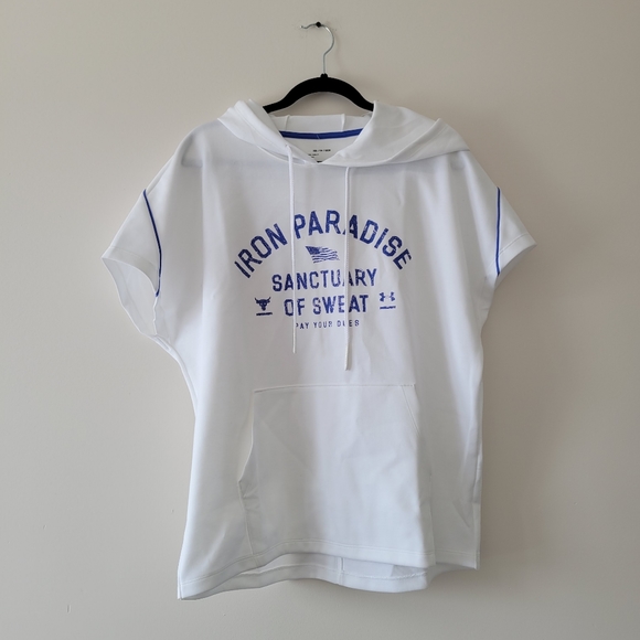 Under Armour Tops - Under Armour Women's Project Rock Double Knit Short Sleeve Tunic XS NWT